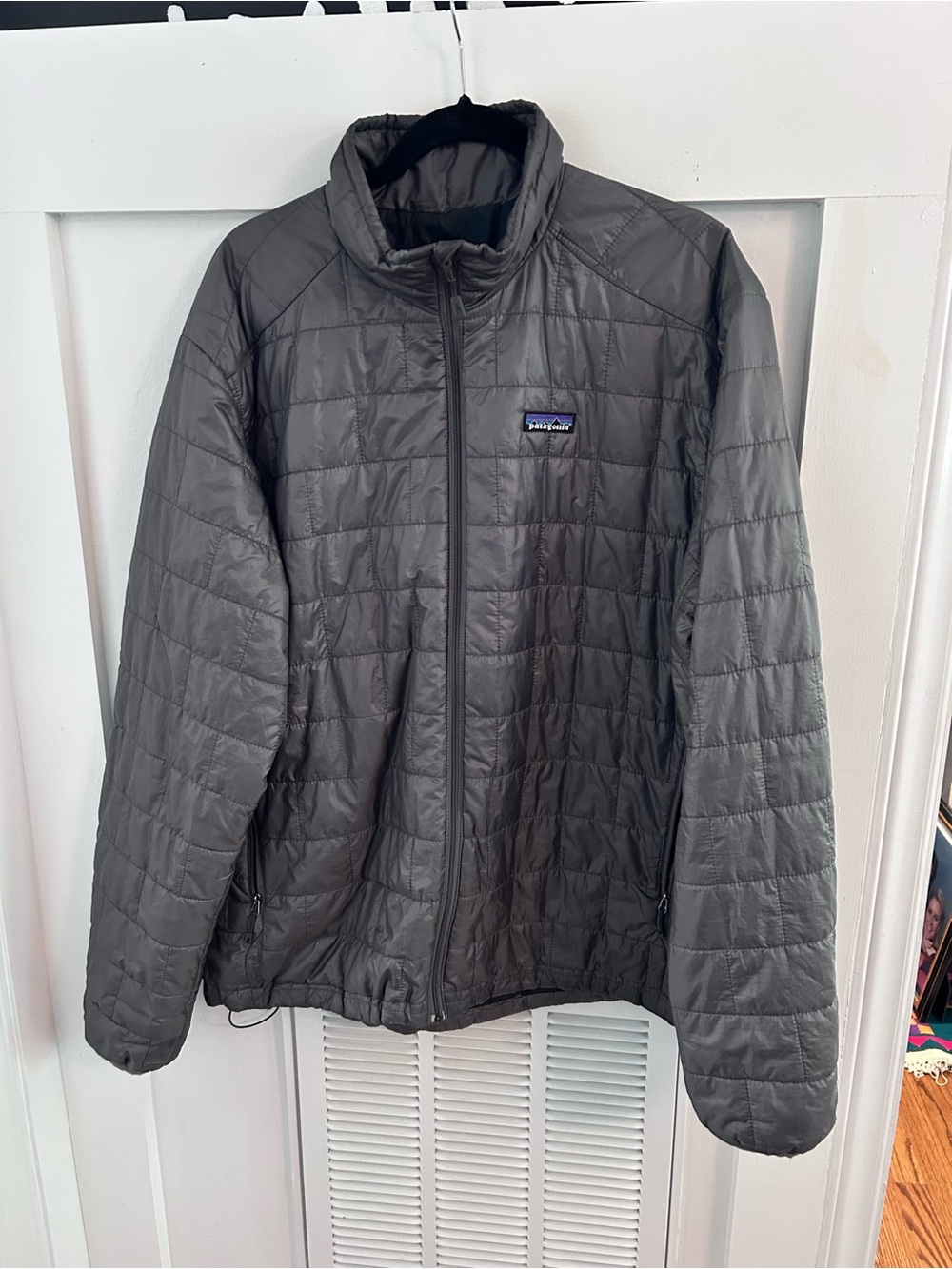 Patagonia Men's Gray Nano Puff Quilted Puffer Jacket XL